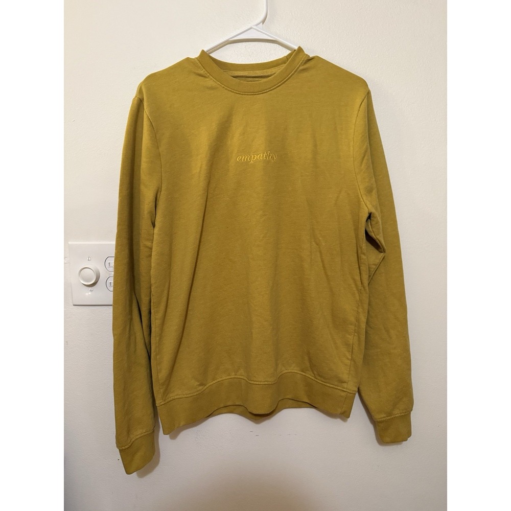 Blind Rooster Women's Size M‎ Empathy Embroidered Sweatshirt Extra Soft